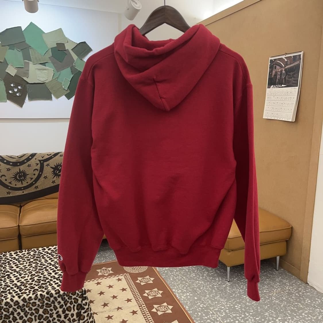 챔피온 어센틱 올드스쿨 레트로 스탠포드 약기모 후드티 S C09689 상품이미지4