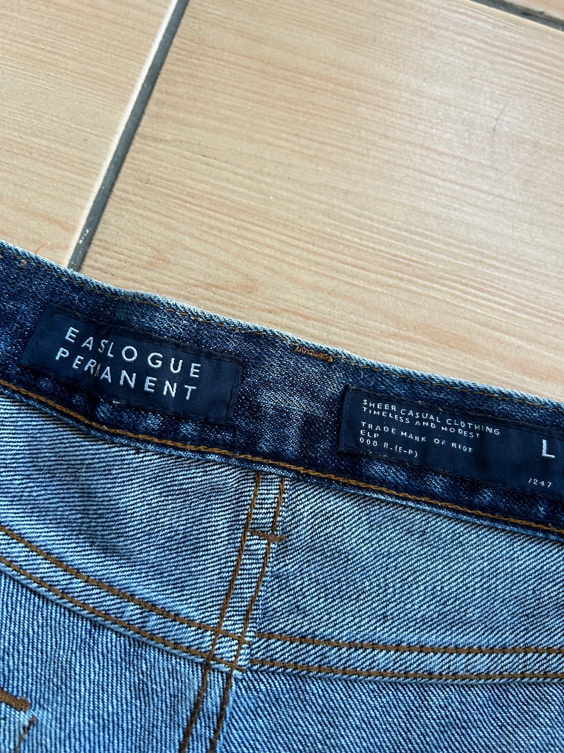 이스트로그 퍼머넌트 5P 데님팬츠 상품이미지3