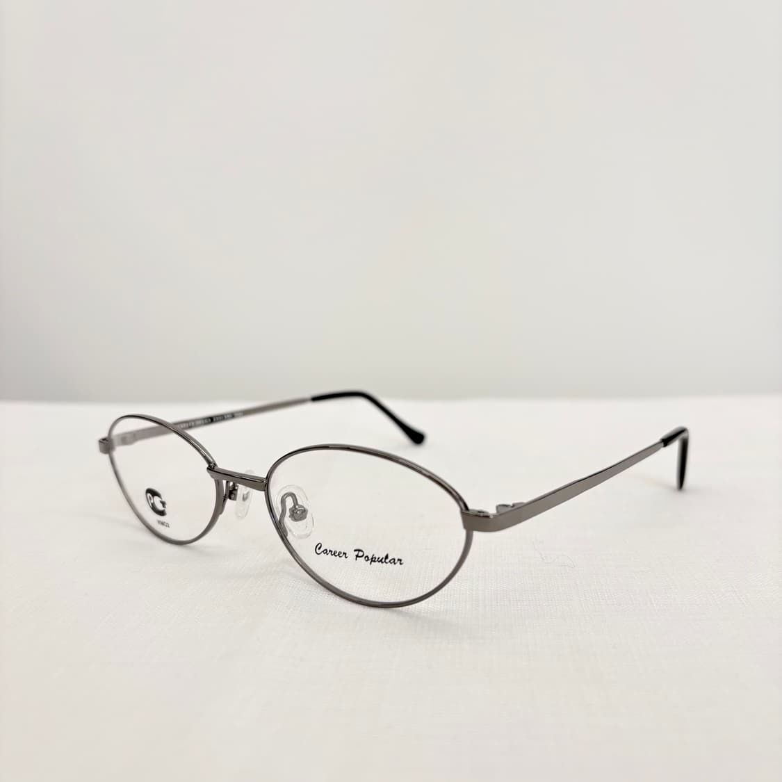 CAREER 실버그레이 오벌 메탈테 상품이미지2