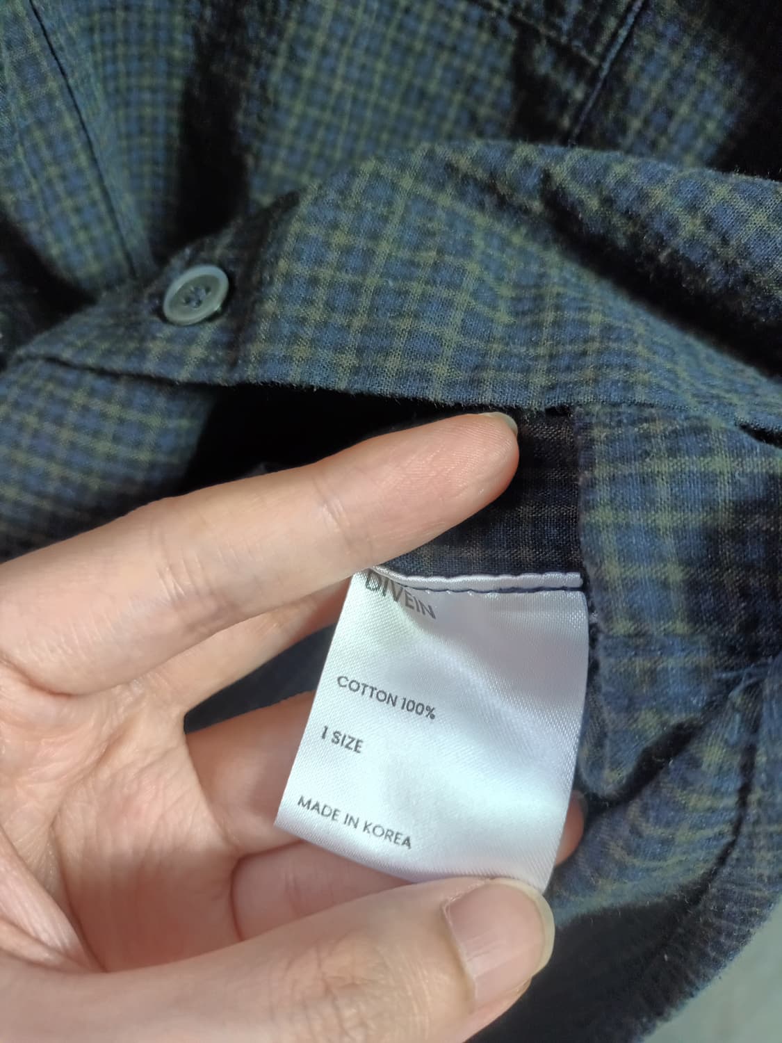 다이브인 올드 체크 투 포켓 하프 반팔 셔츠 상품이미지5