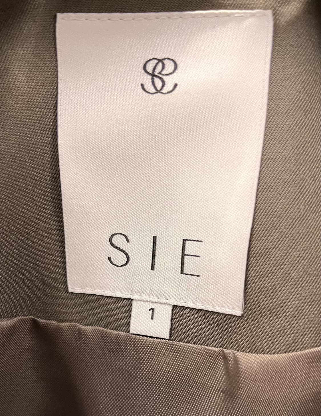 시에 SIE 벨티드 자켓 S 다크올리브 상품이미지5