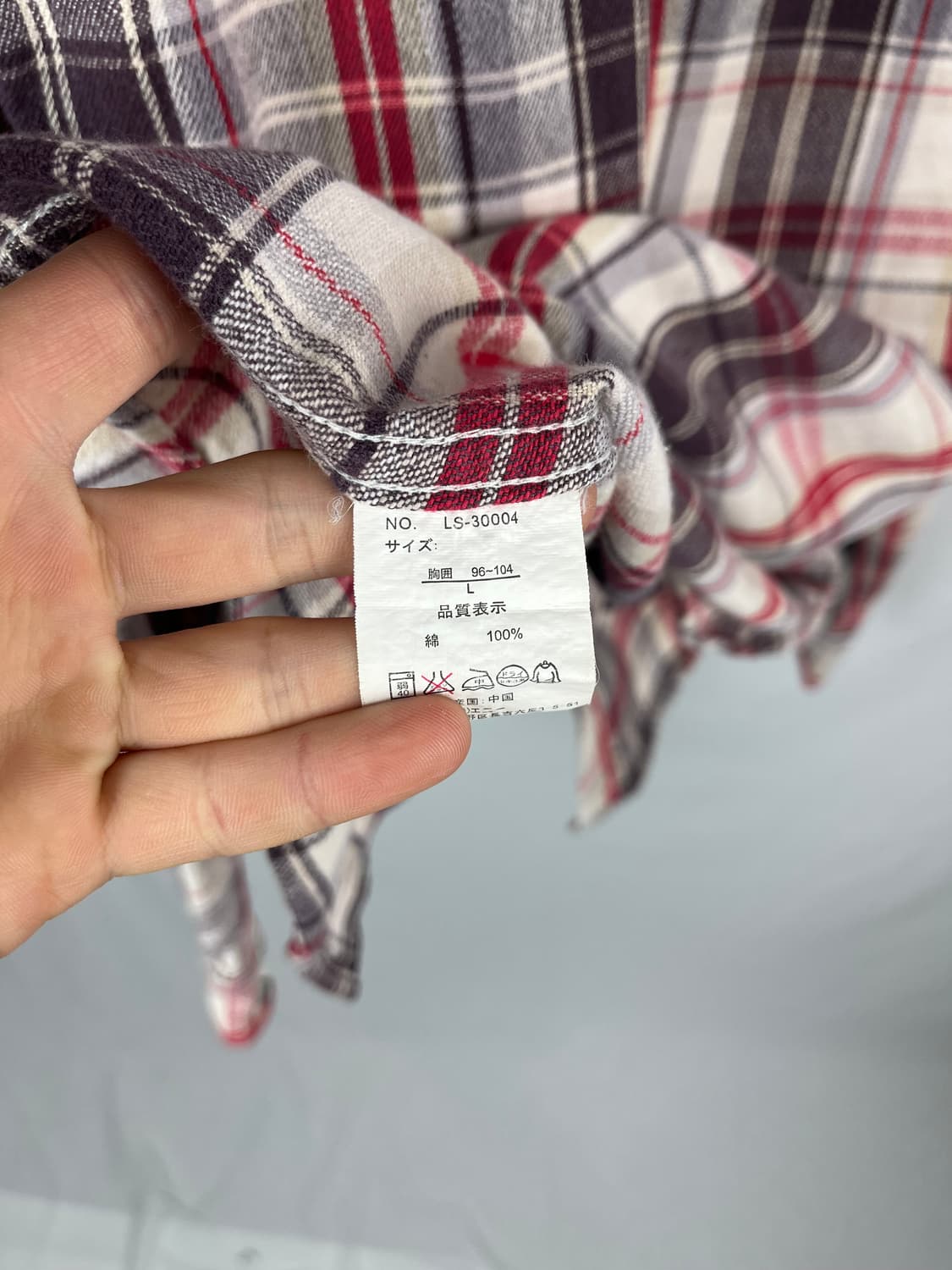 Vintage 웨스턴 체크 셔츠  상품이미지6