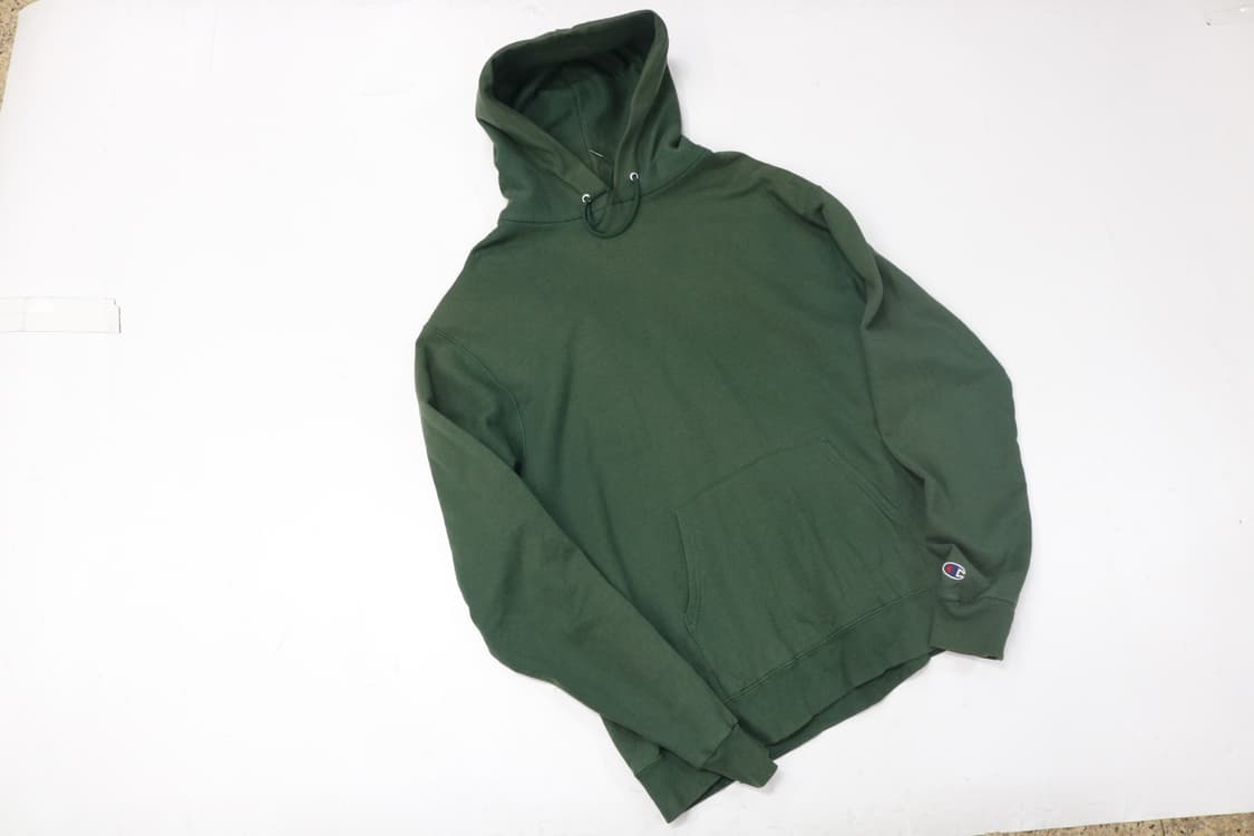 챔피온 2XL 카키 후드티셔츠 상품이미지2