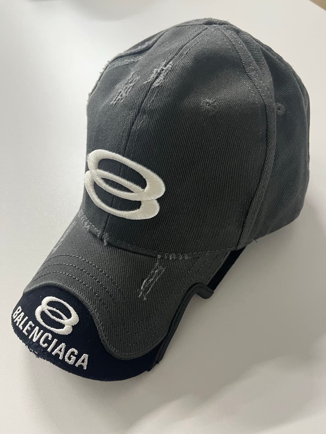 발렌시아가 유니티 볼캡 차콜 상품이미지2