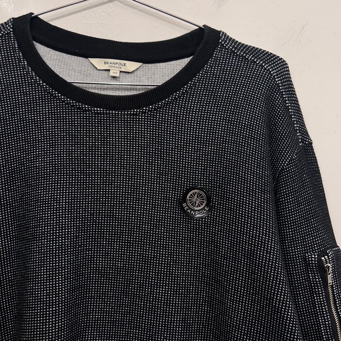 빈폴 아웃도어 슬리브포켓 와플 코튼 맨투맨 상품이미지1