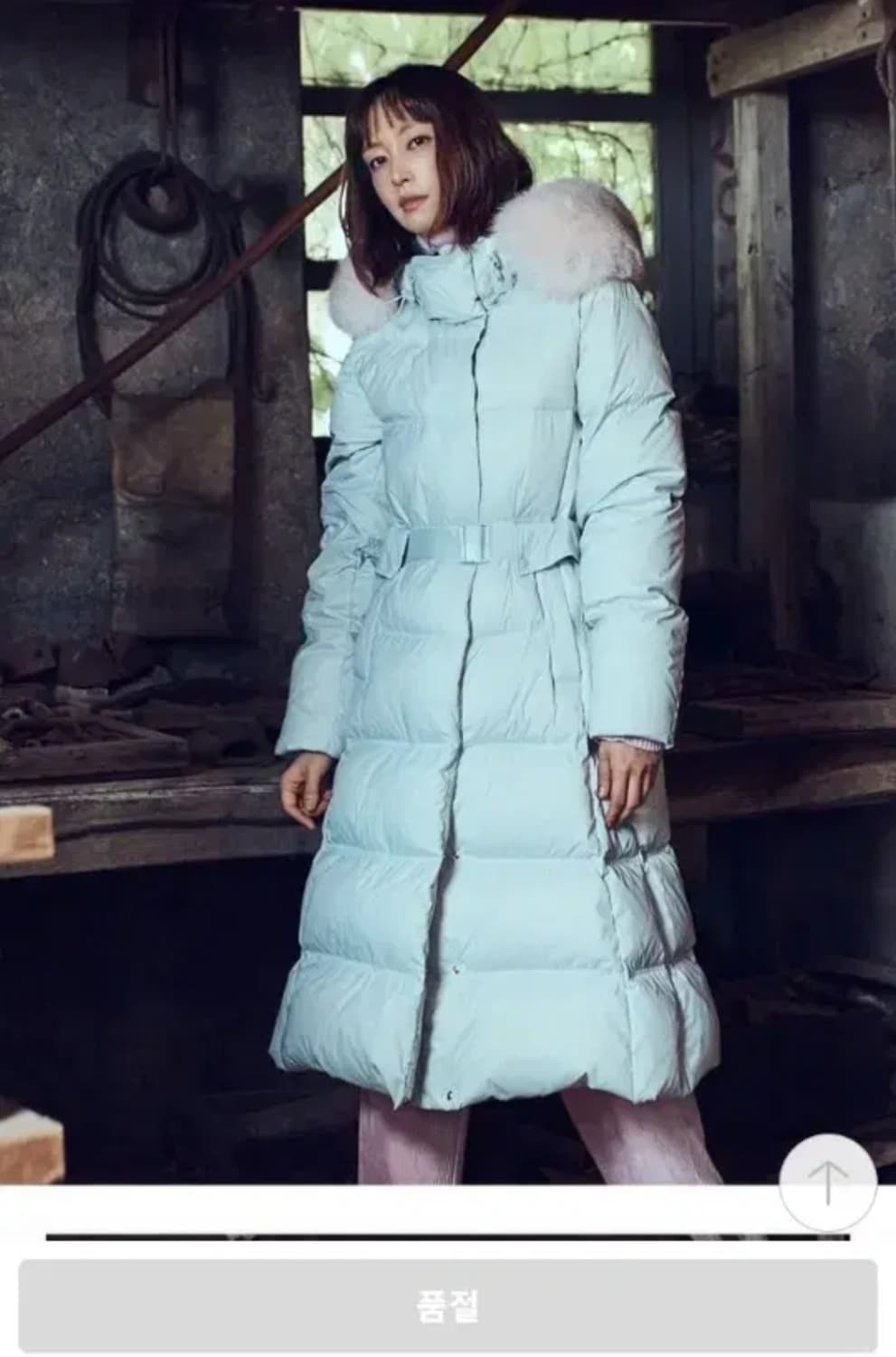 g 스튜디오 사가폭스 구스다운 롱패딩 상품이미지2