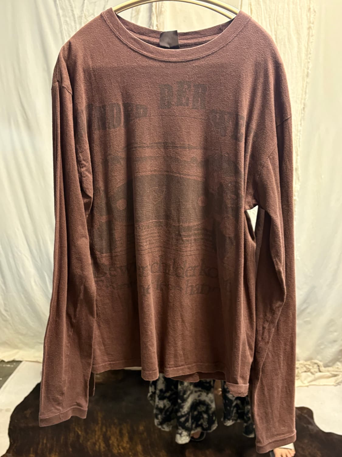 90's 빈티지프린팅 롱슬리브 상품이미지3