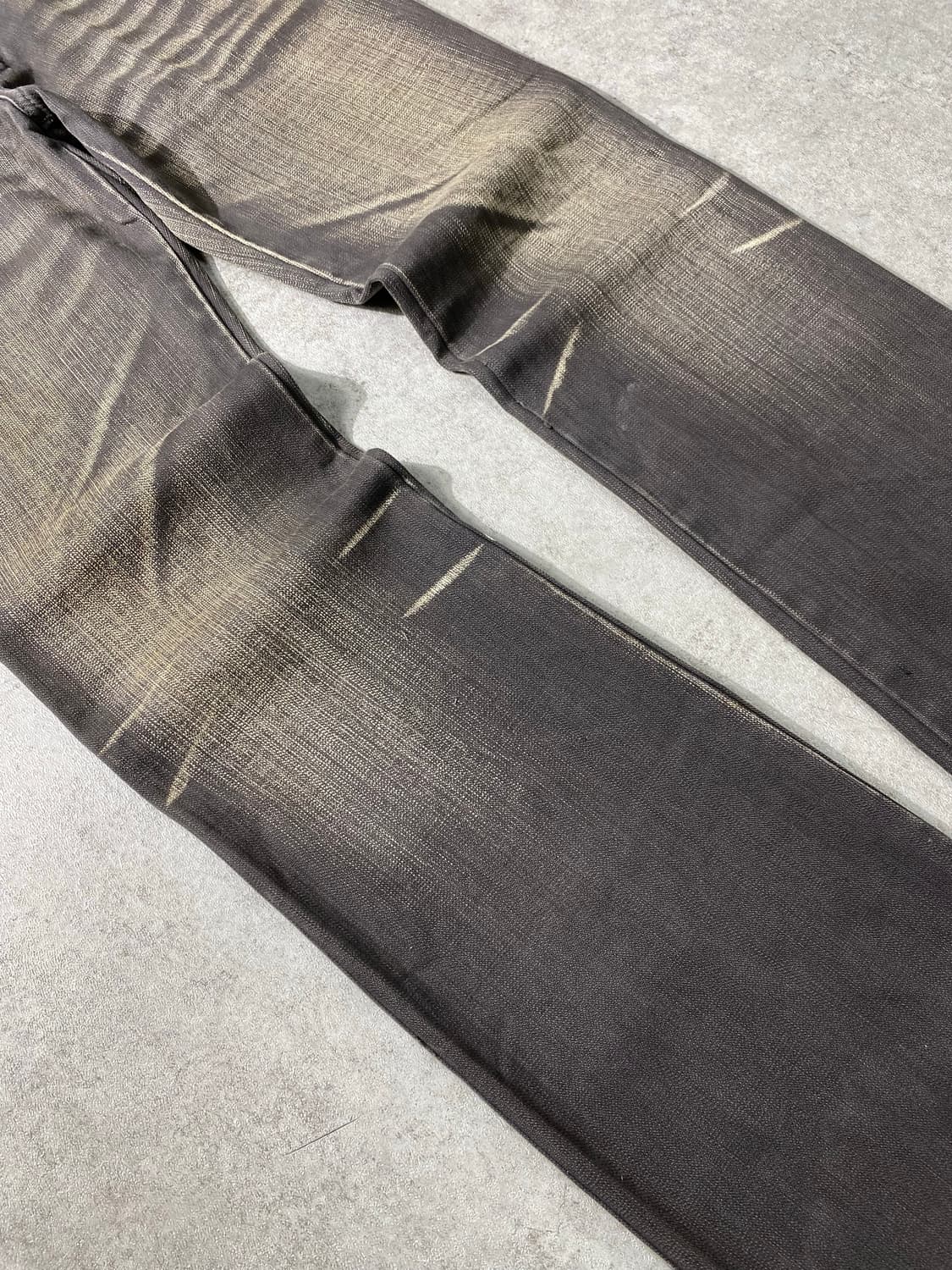 [31] ABAHOUSE 아바하우스 블랙 워시드 부츠컷 데님팬츠 상품이미지3