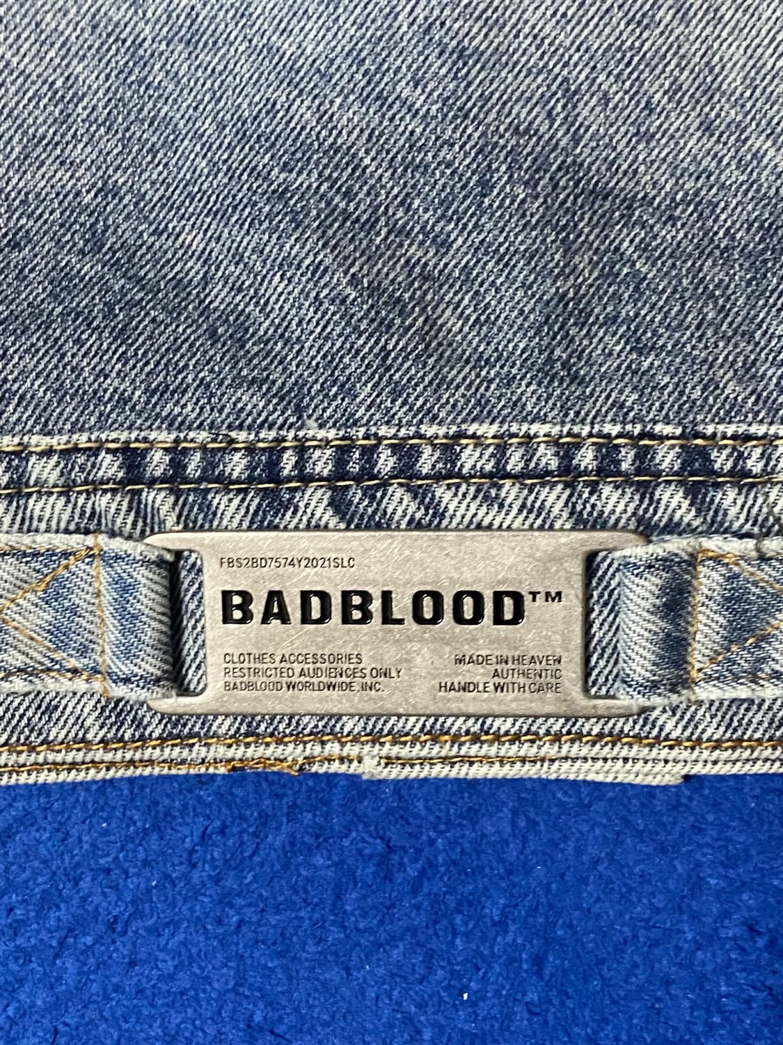 BADBLOOD 배드블러드 스터드 데님 트러커 자켓 상품이미지8