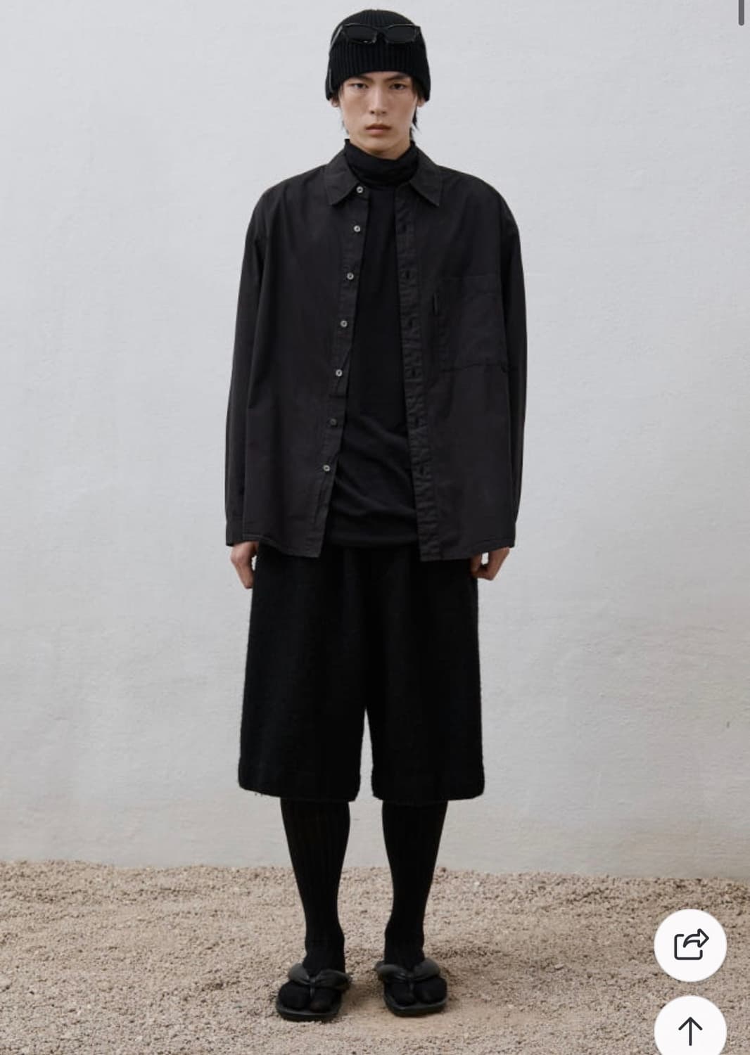 M) 유스 스태프 셔츠 블랙 상품이미지1