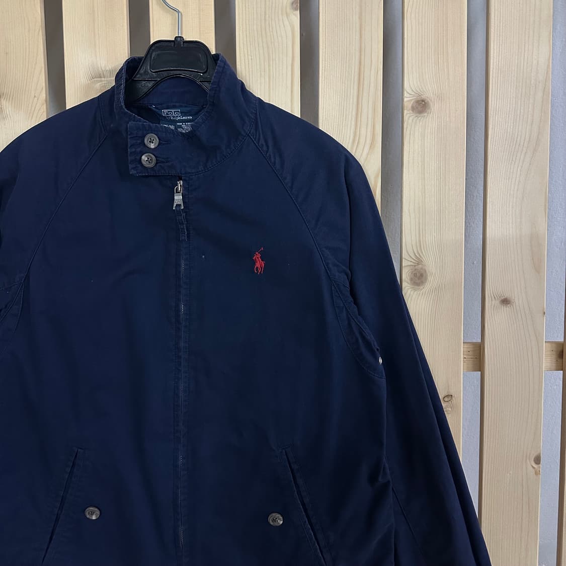 (S) 폴로 랄프로렌 네이비 바라쿠타 스윙톱 코튼 자켓 상품이미지4