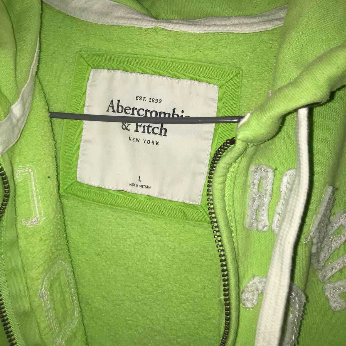 Abercrombie 아베크롬비 y2k 갸루 스팽글 기모 후드집업 상품이미지5