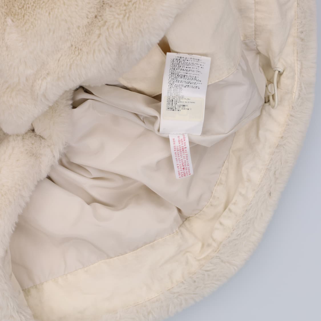 [XS] 신형 NFL 아이보리 퍼 자켓(오염) 1103HR2 상품이미지10