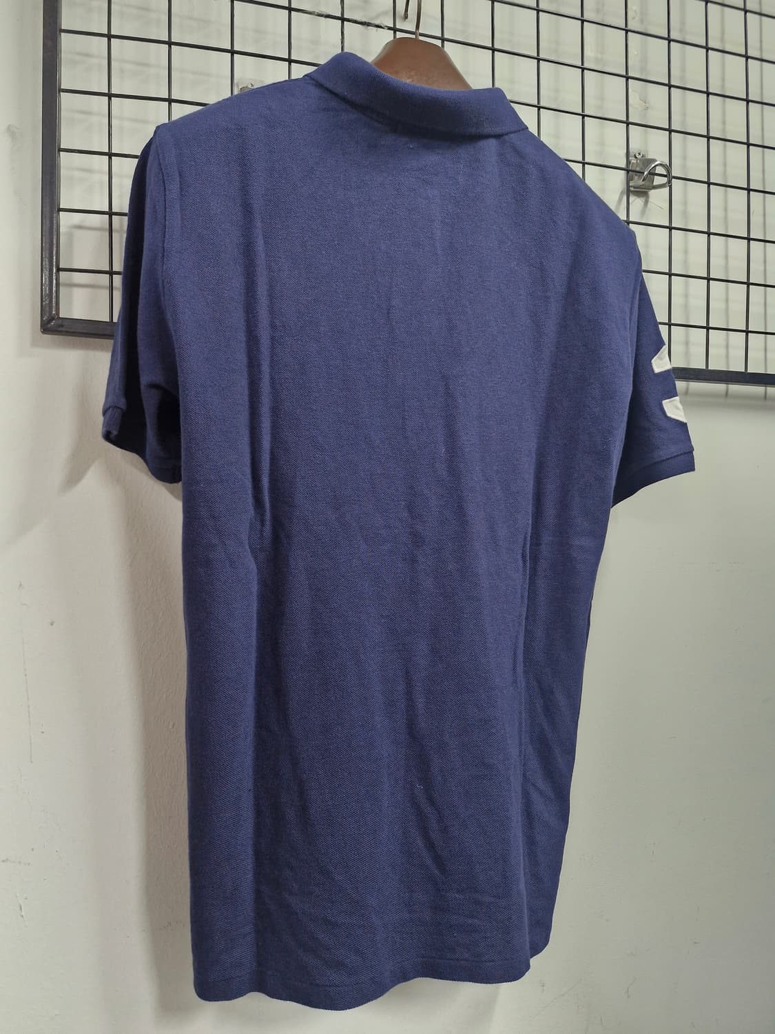 95M 폴로 랄프로렌 네이비 빅포니 카라 반팔티. 상품이미지6