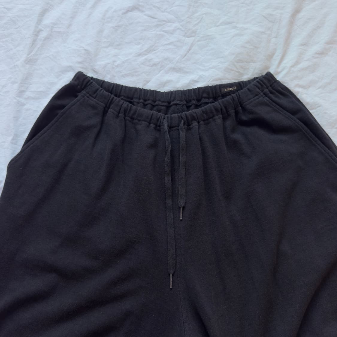 [2] 코모리 24SS 코튼 저지 니턱 팬츠 상품이미지2