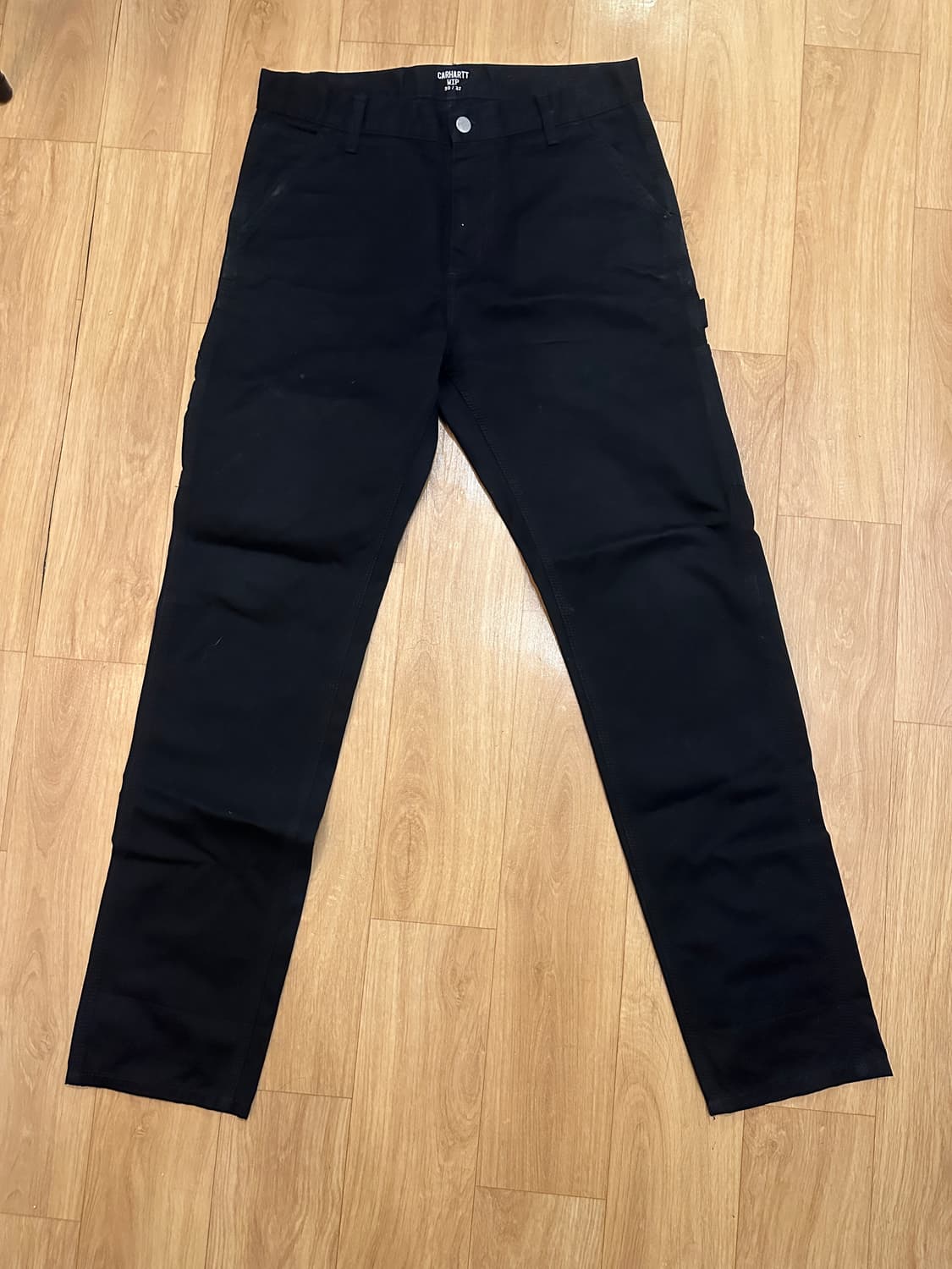 칼하트 wip 싱글니 팬츠 블랙 30/32 상품이미지2