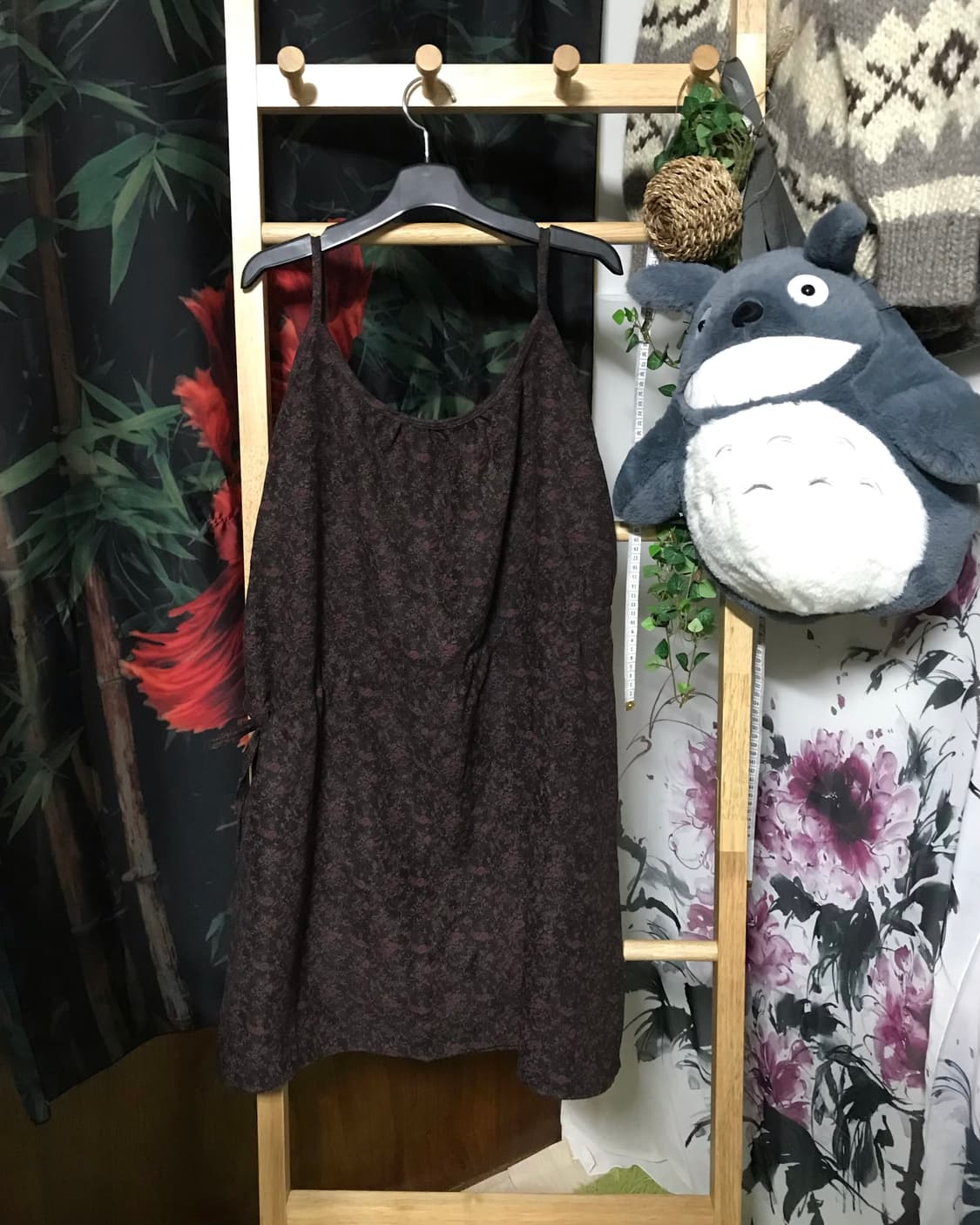 모리걸 잔꽃 원피스 + 크롭 디자인 니트 가디건 set 상품이미지5