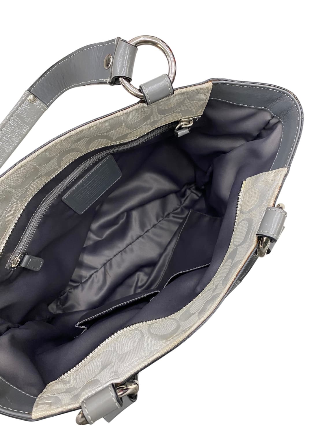 코치 y2k 실버그레이 숄더백 상품이미지3