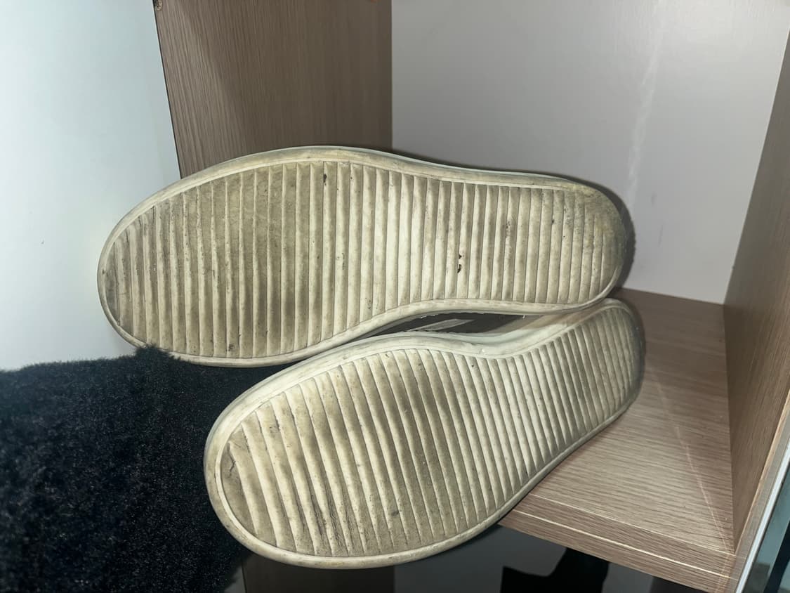 릭 오웬스 포터빌 빈티지 스니커즈 새들 밀크 42 사이즈. 릭반스 상품이미지3