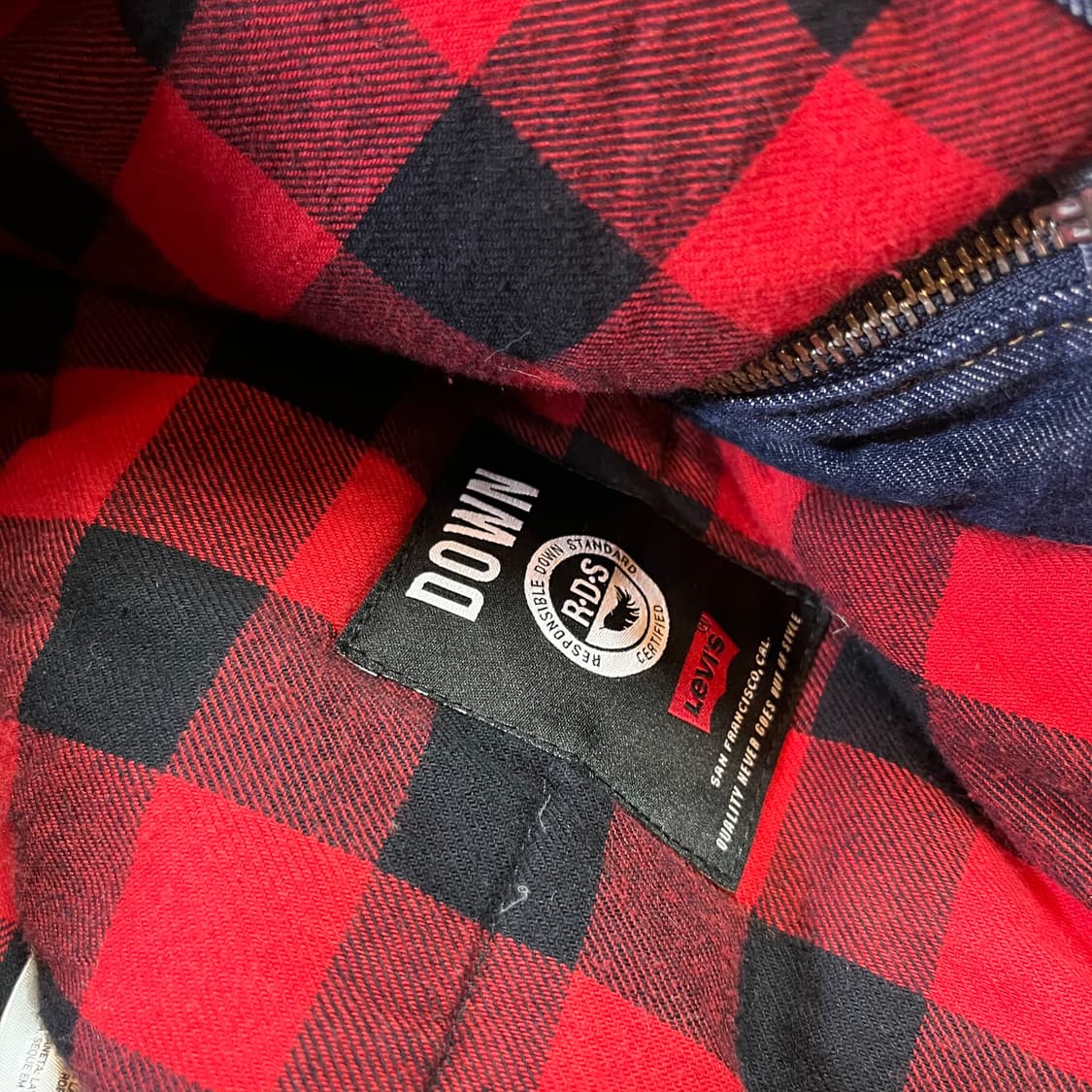 리바이스 다운 누빔 쉐르파 데님자켓 상품이미지4