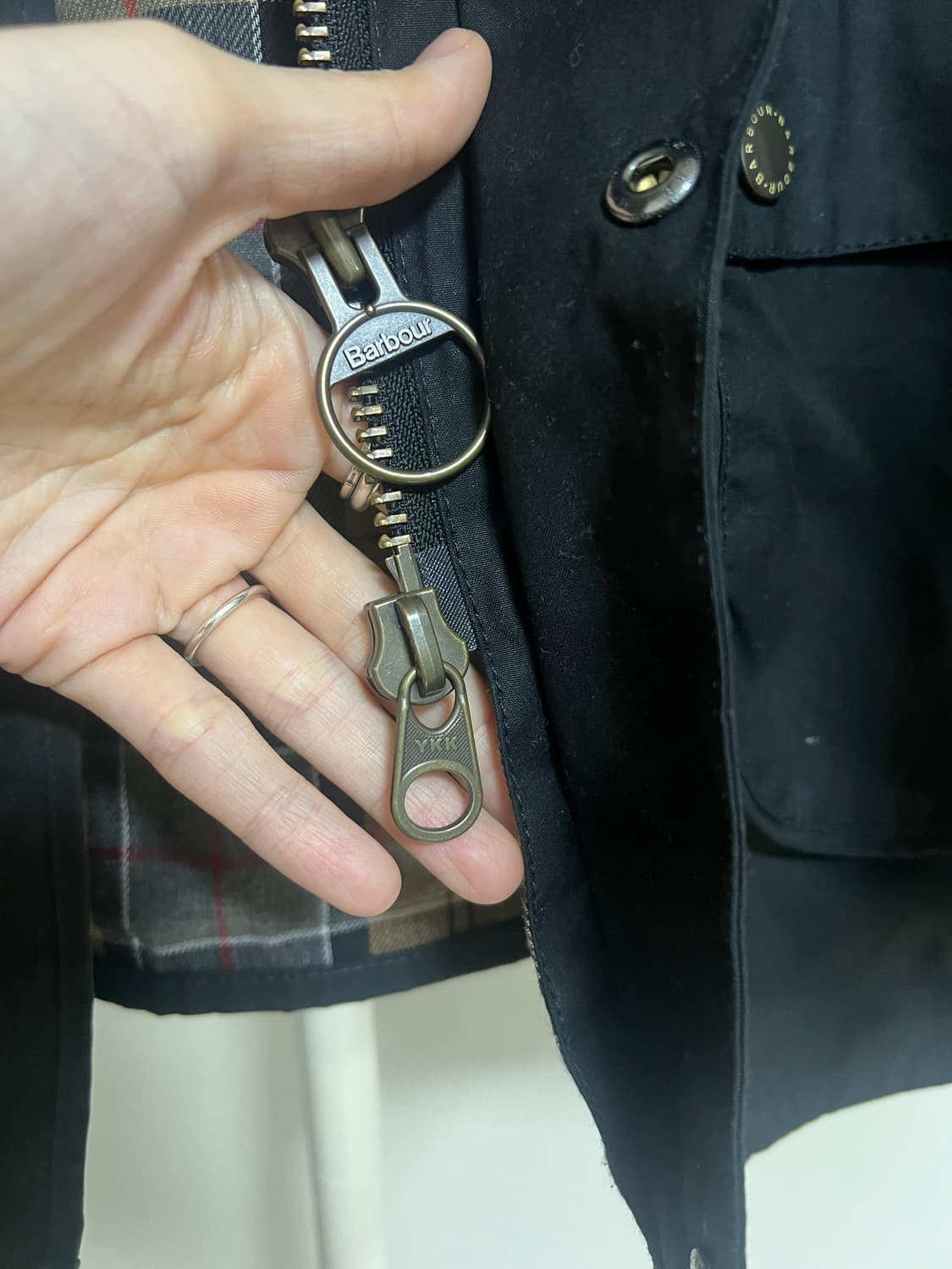 Barbour International Slim Wax Jacket -  상품이미지6