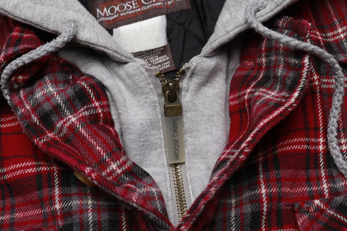 [L] 무스크릭 후드 플란넬 셔츠 자켓 상품이미지3