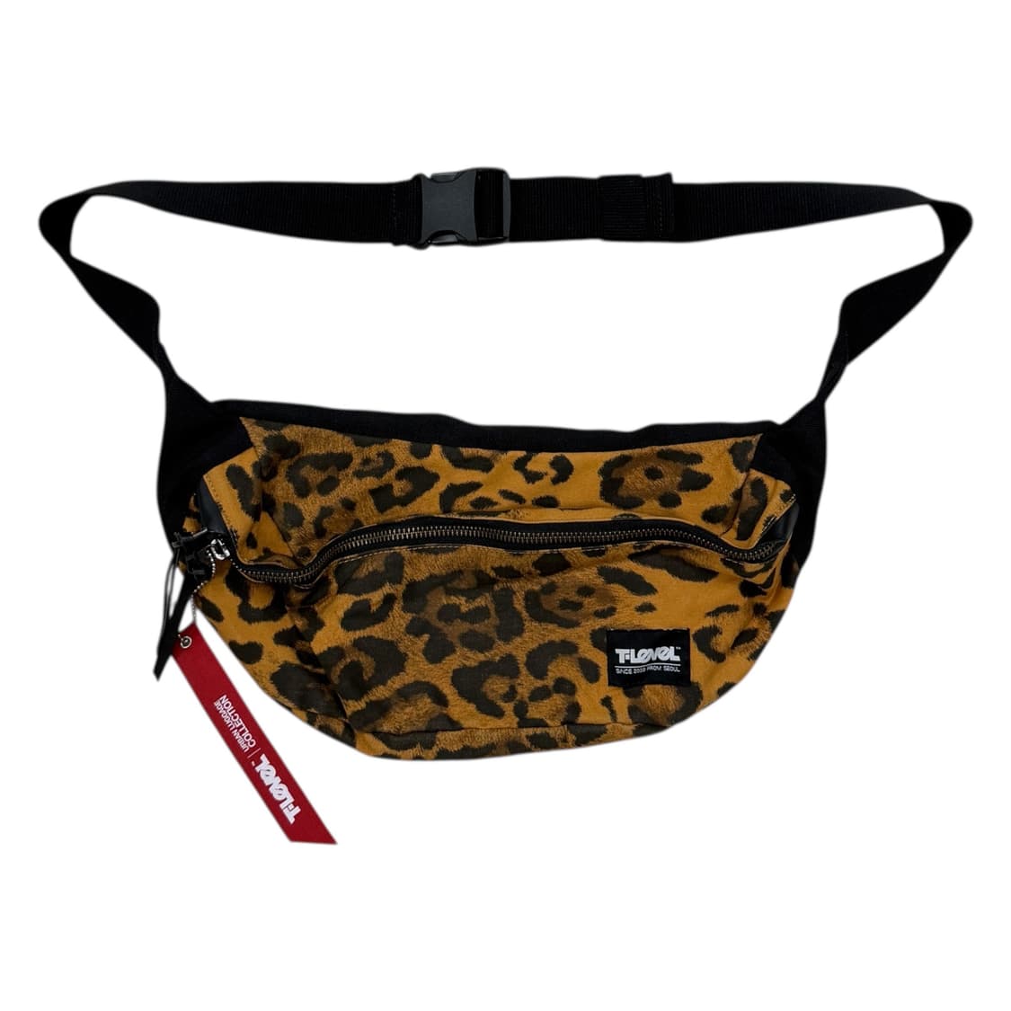 티레벨 레오파드 호피 웨이스트백 힙색 가방 상품이미지1