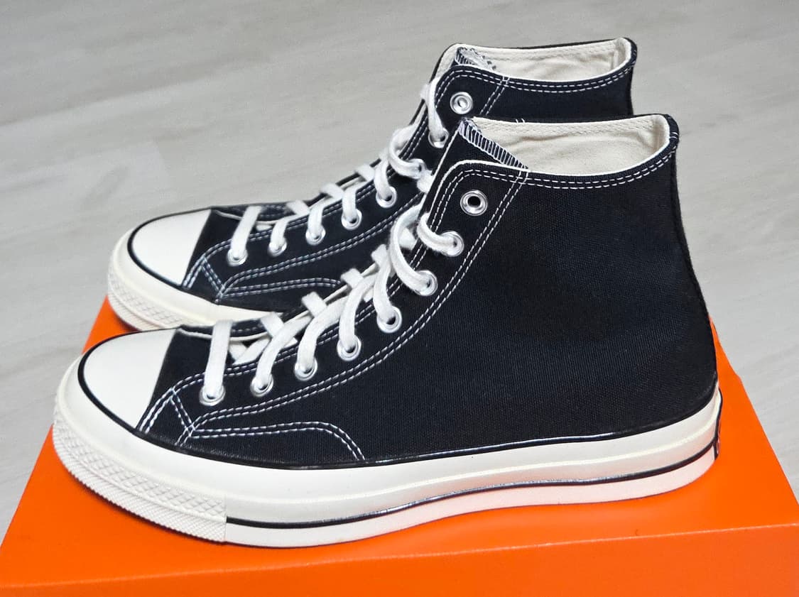 컨버스 척70 하이 블랙  상품이미지2