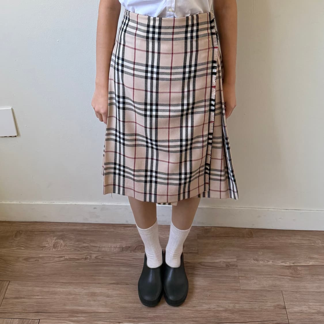 버버리 노바체크 랩 스커트 상품이미지2