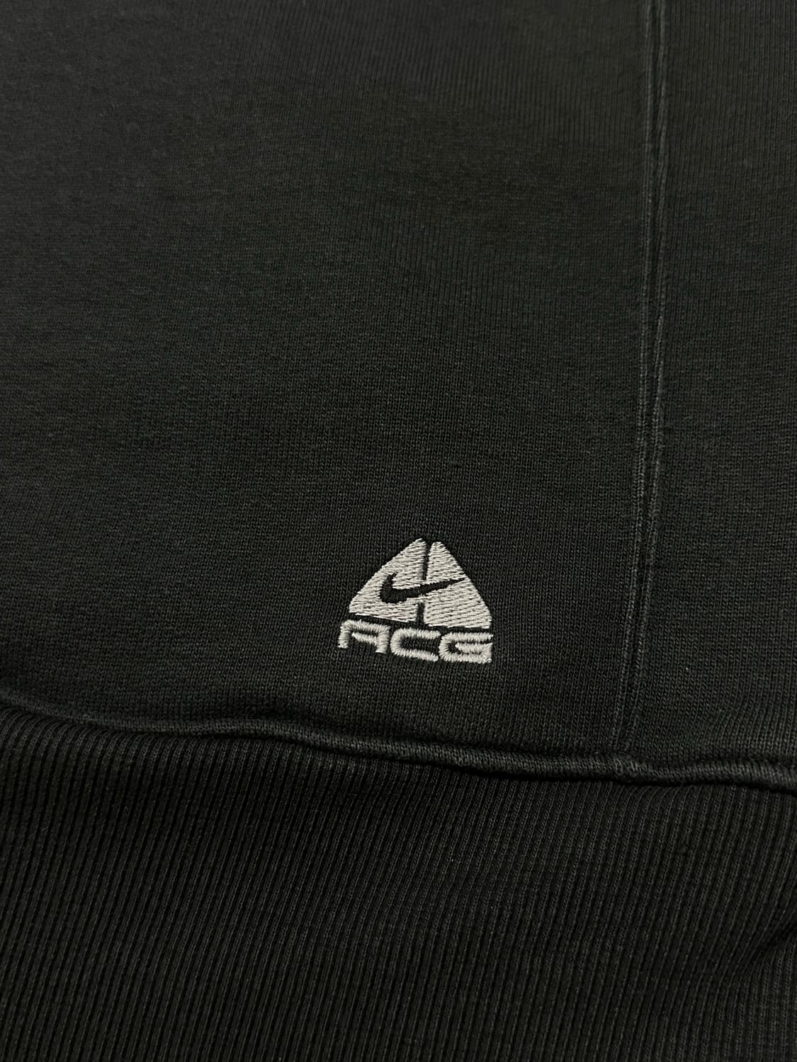 나이키 ACG 엠브로이드 블랙 후드집업 상품이미지5