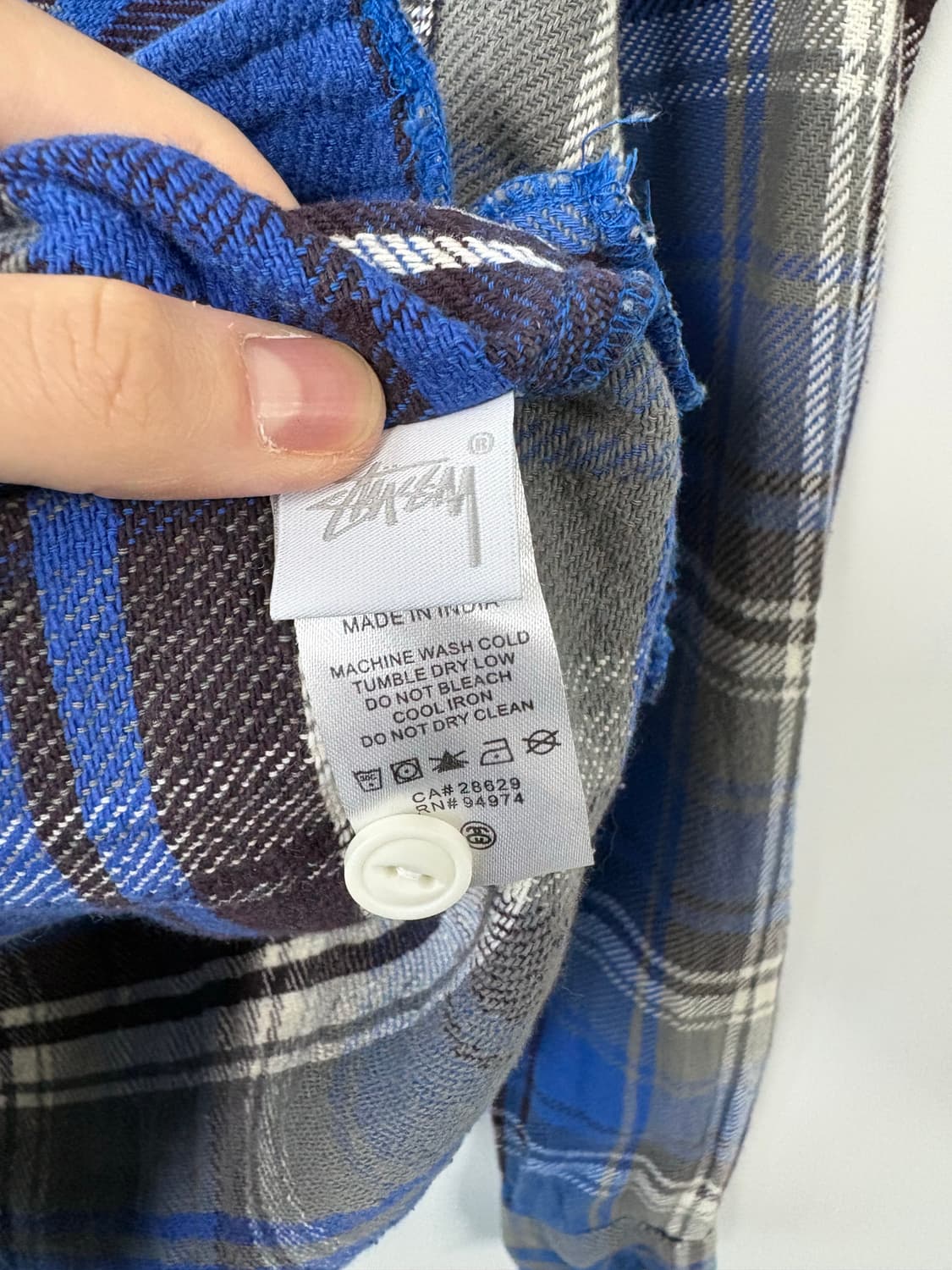 스투시 포켓 체크 셔츠 남방 상품이미지7