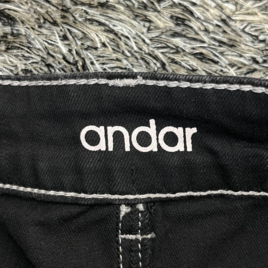 안다르 블랙진 롱 스커트 (4) 상품이미지3