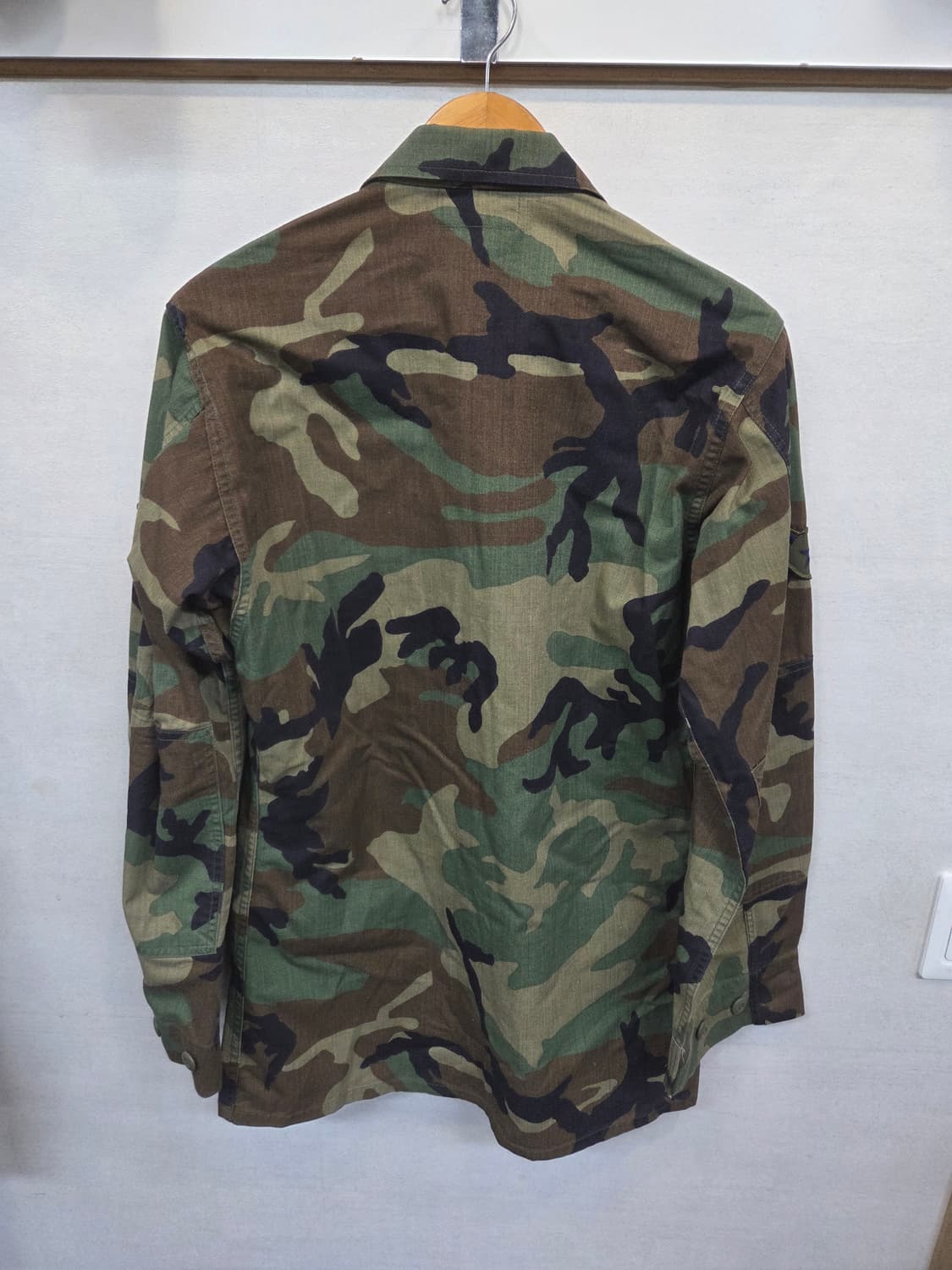 밀리터리 우드랜드 에어포스 카모 야상자켓 s long 상품이미지2