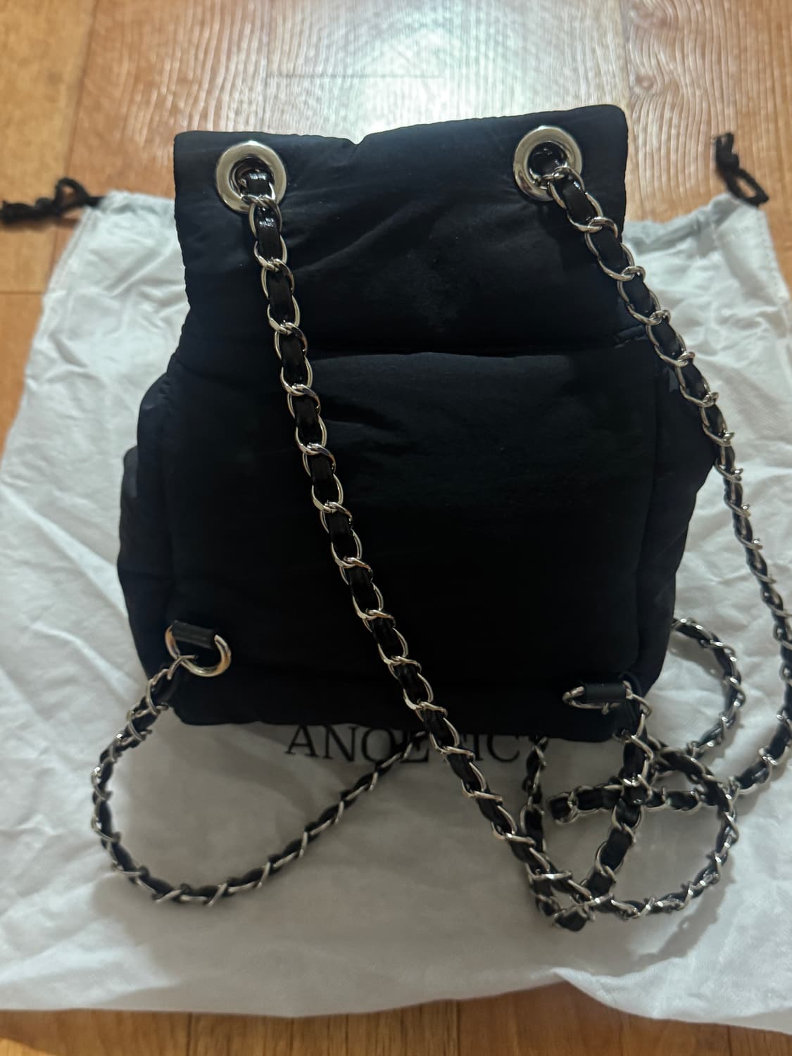 아노에틱 나일론 패딩 백팩 숄더백 상품이미지3