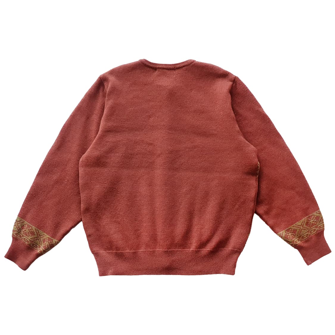 빈티지 유럽 시골 자수 울 100 니트 가디건 상품이미지2