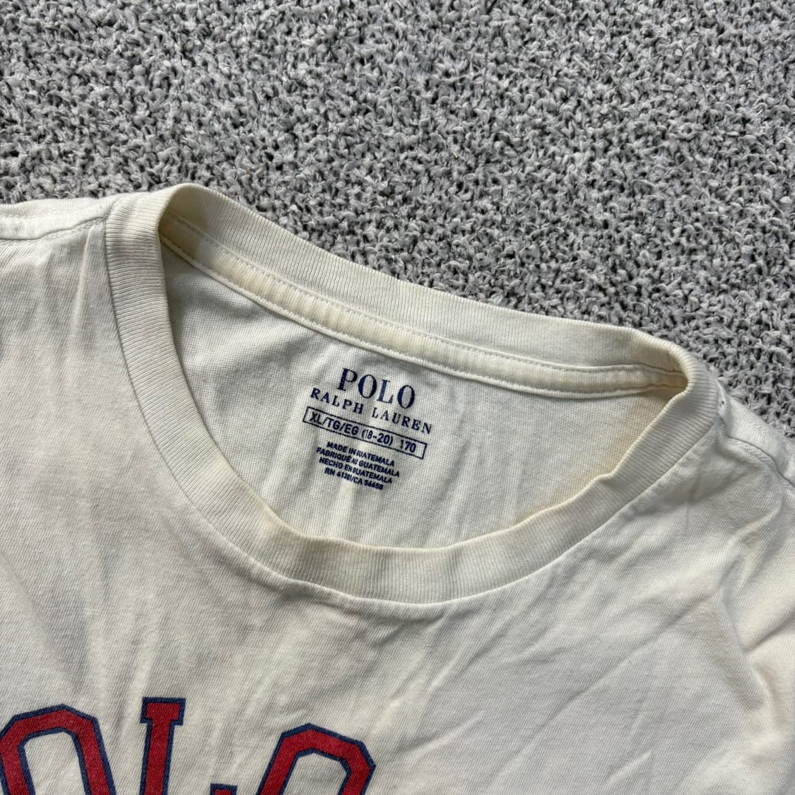 XL 폴로 여성 빅로고 반팔 티셔츠 0416J 상품이미지2