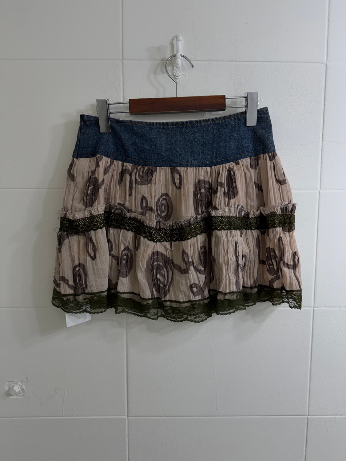 빈티지 카키 브라운 시골 소녀의 작업실 모리 코디 세트 상품이미지7