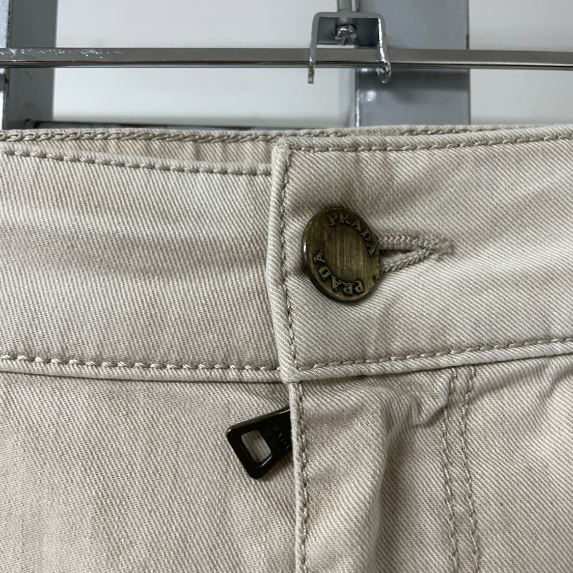 프라다 베이지 팬츠 27(W) 상품이미지5