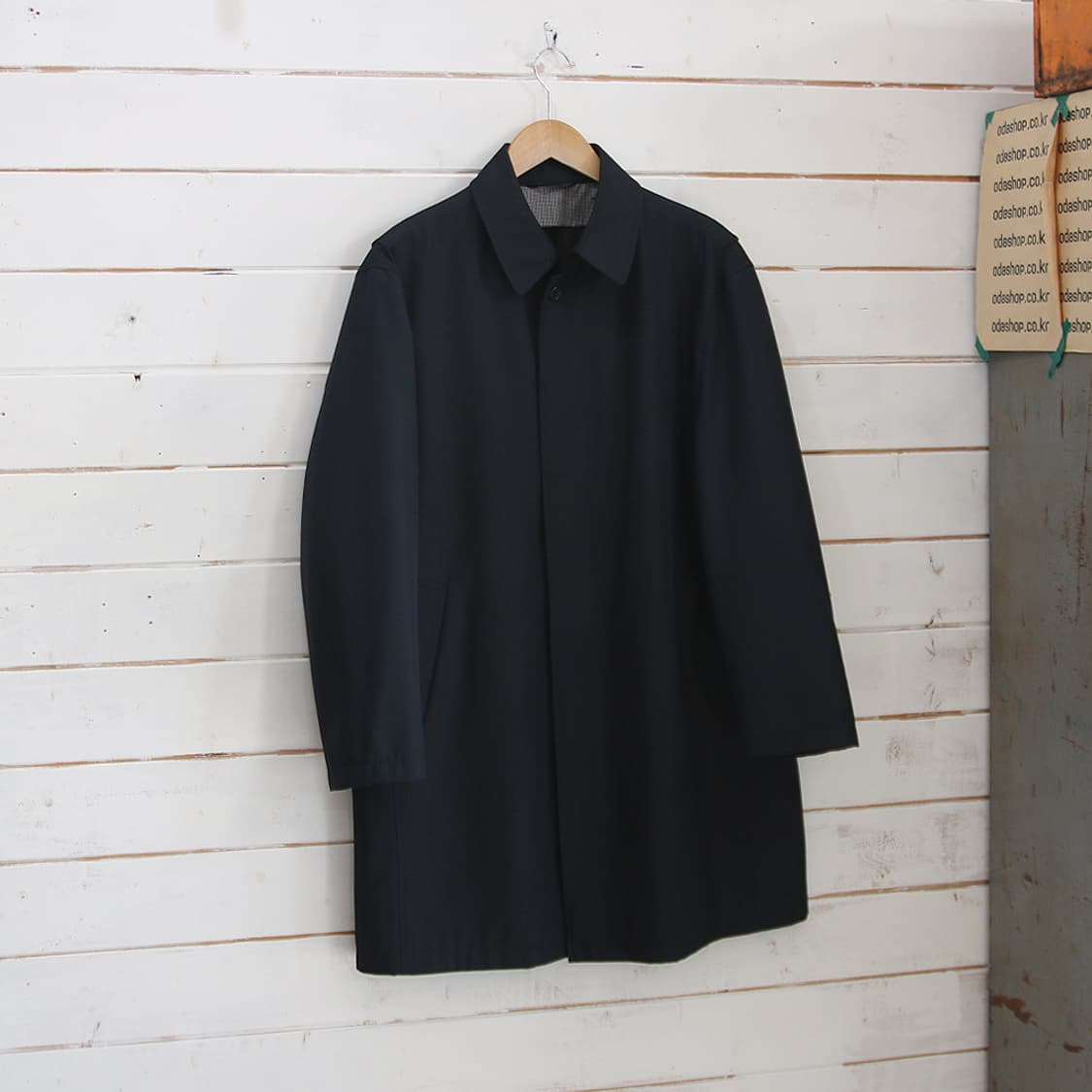 (착용컷) 싱글 트렌치 코트 (남성용 100) 상품이미지1