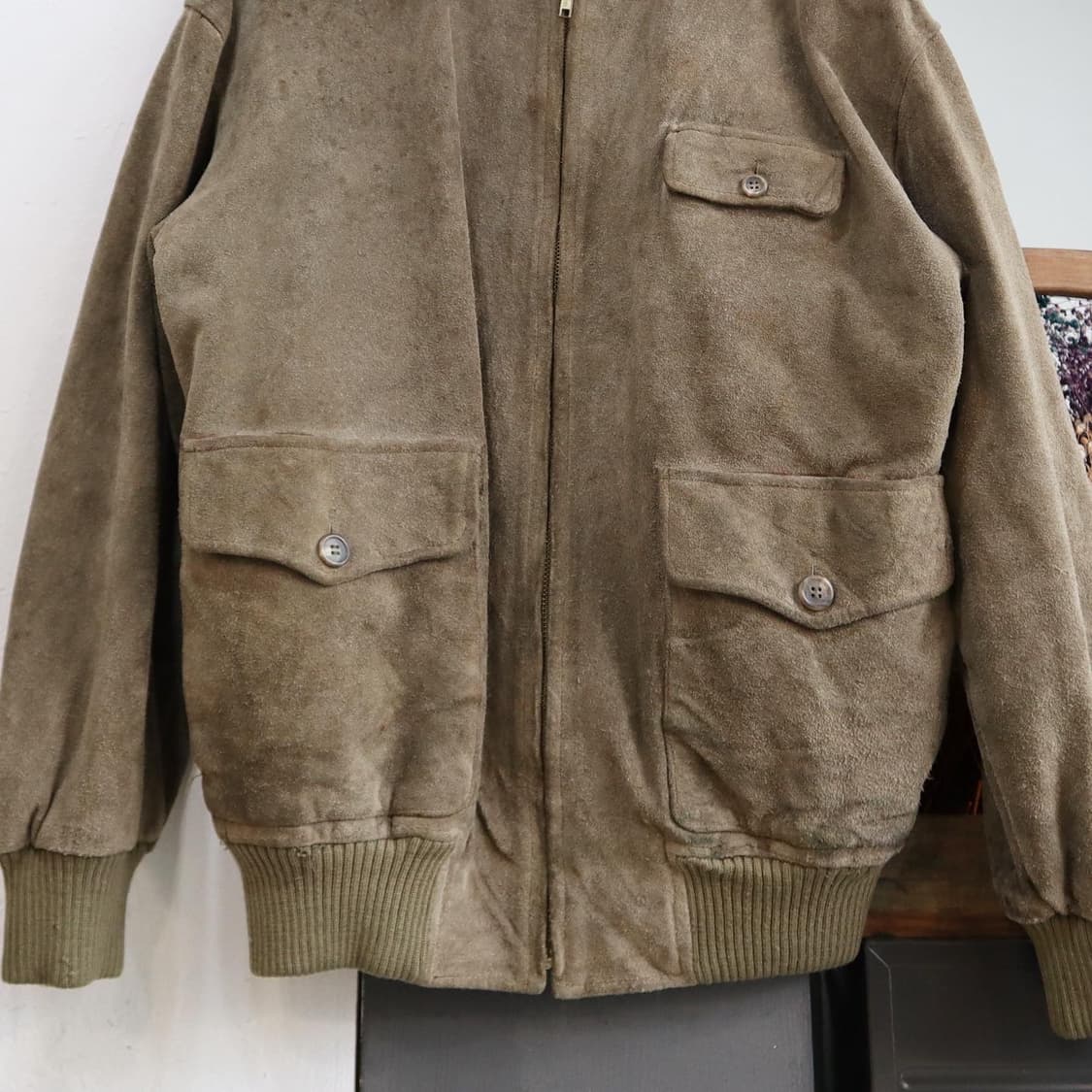 폴로컨트리 스웨이드 봄버 자켓   상품이미지3