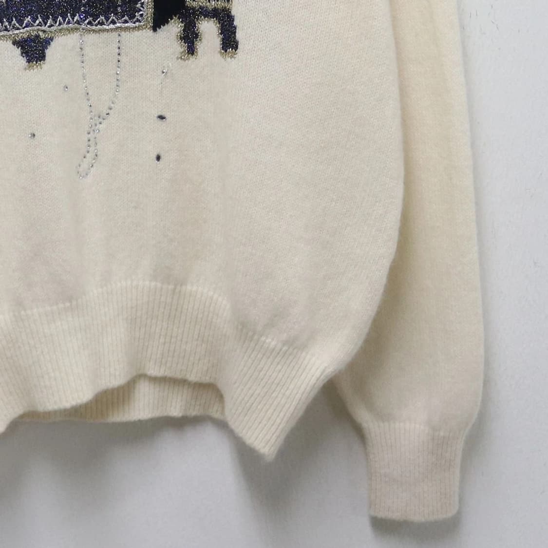 PIARE 자수 포인트 울 혼방 니트 63490 상품이미지4