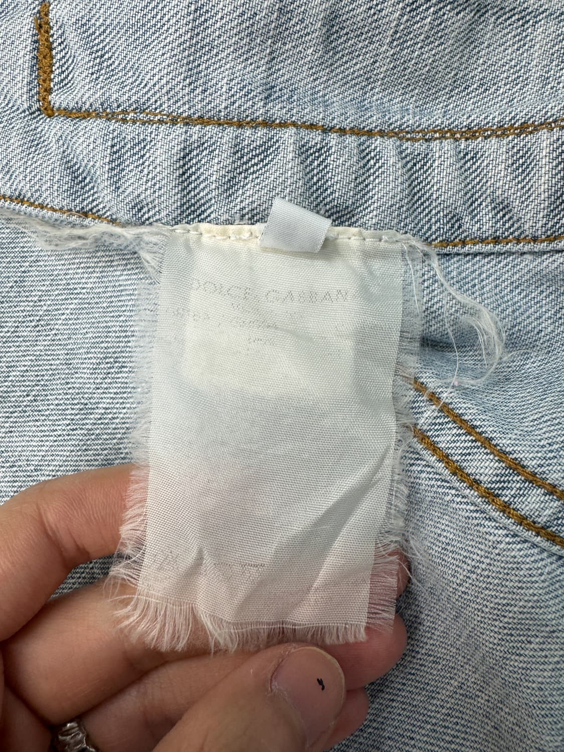 돌체앤가바나 투 패널 데님앤스웻 집업 자켓 상품이미지9