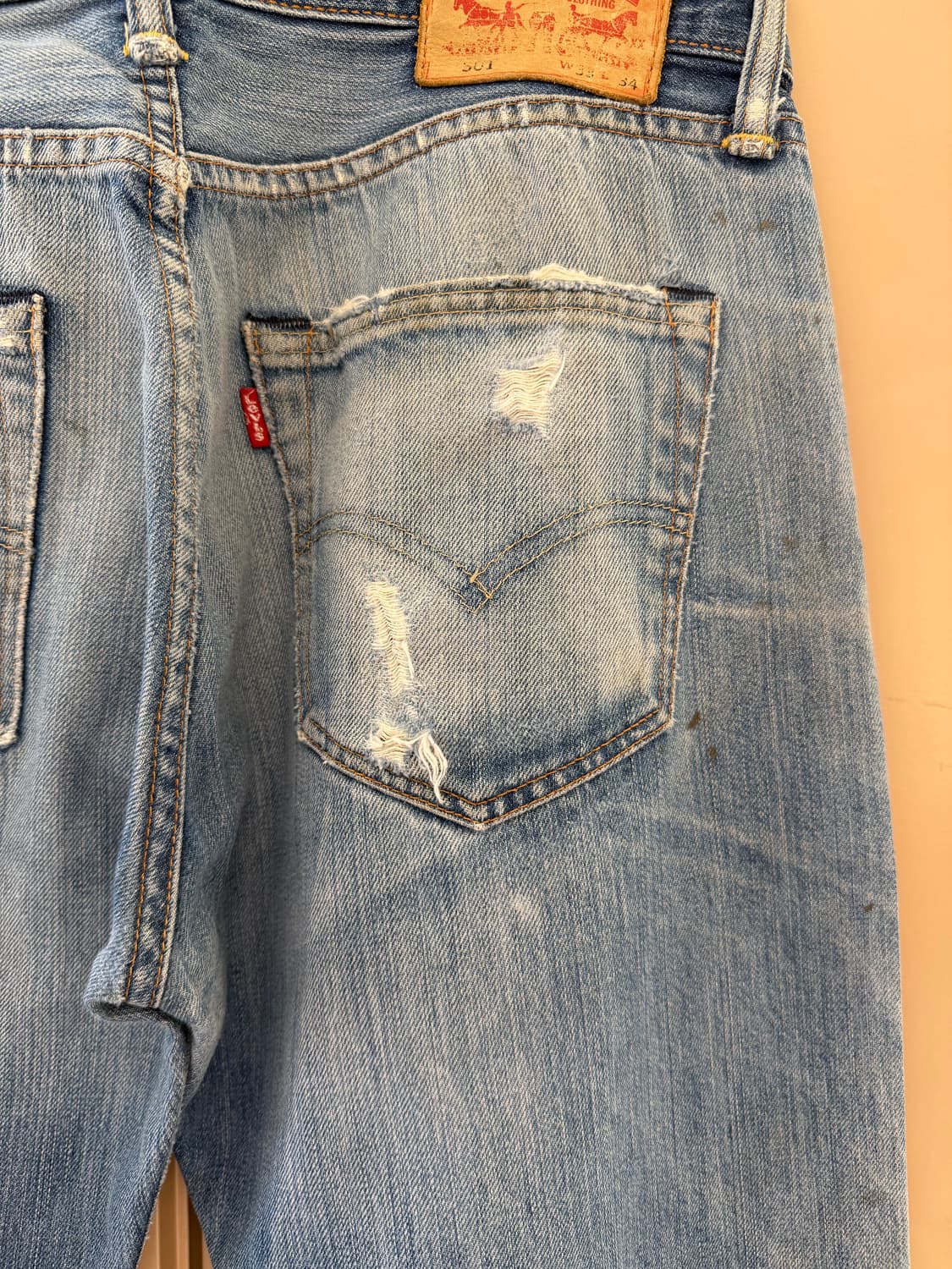 리바이스 501 vtg 데님 상품이미지8