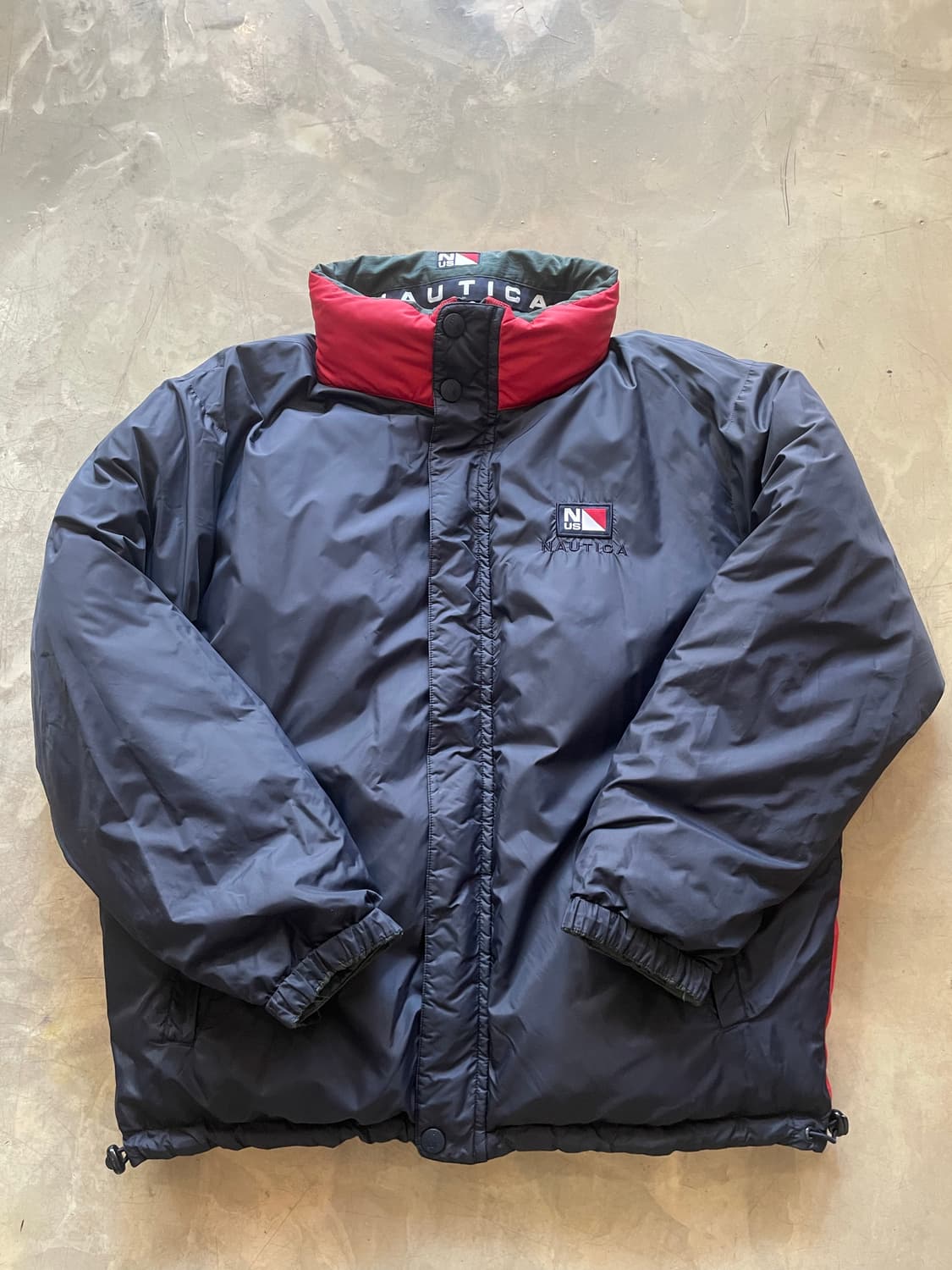 90년대 NAUTICA 노티카 올드스쿨 리버시블 패딩 L 상품이미지3