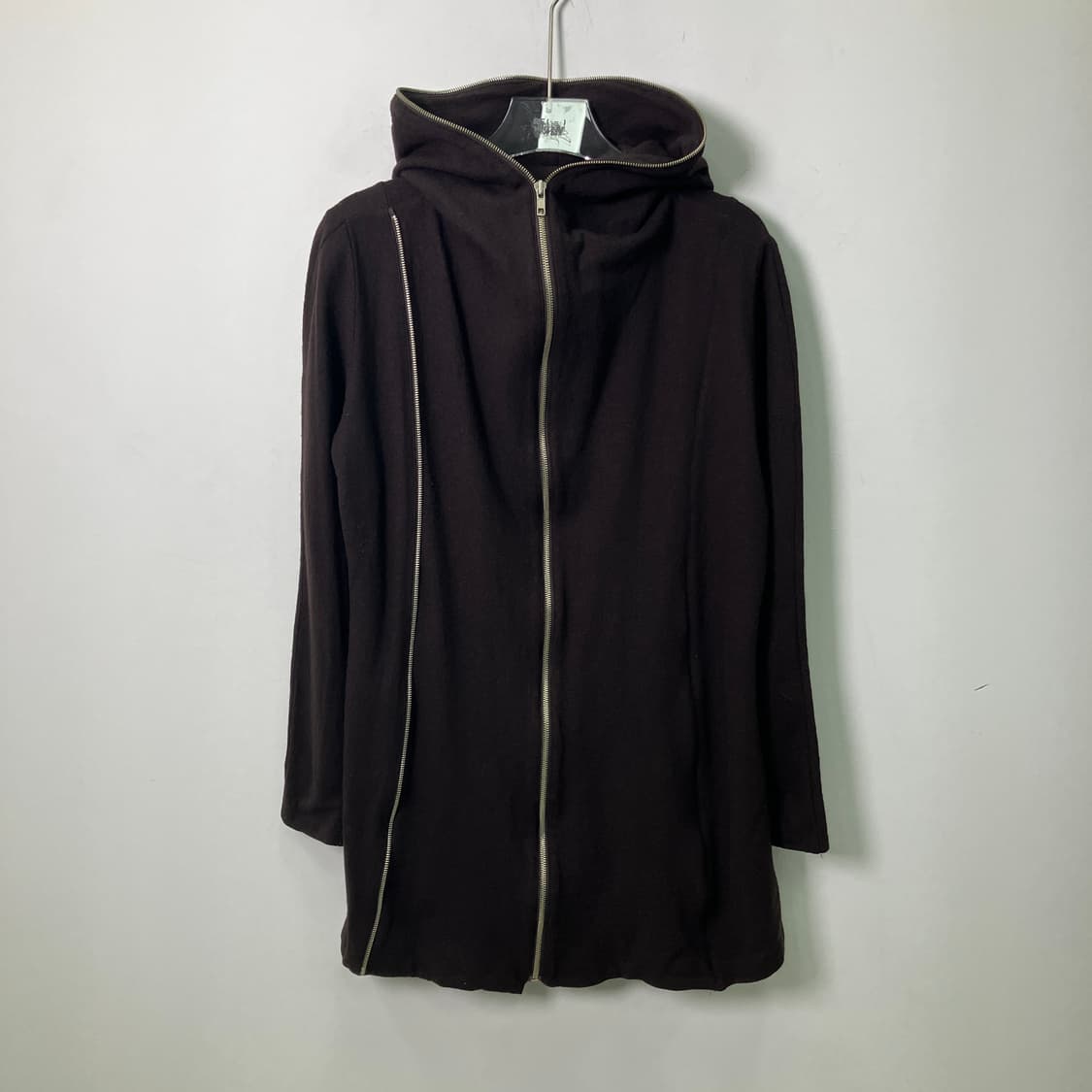 이세이미야케 스포츠 투웨이 사선 지퍼 롱 후드집업  상품이미지1