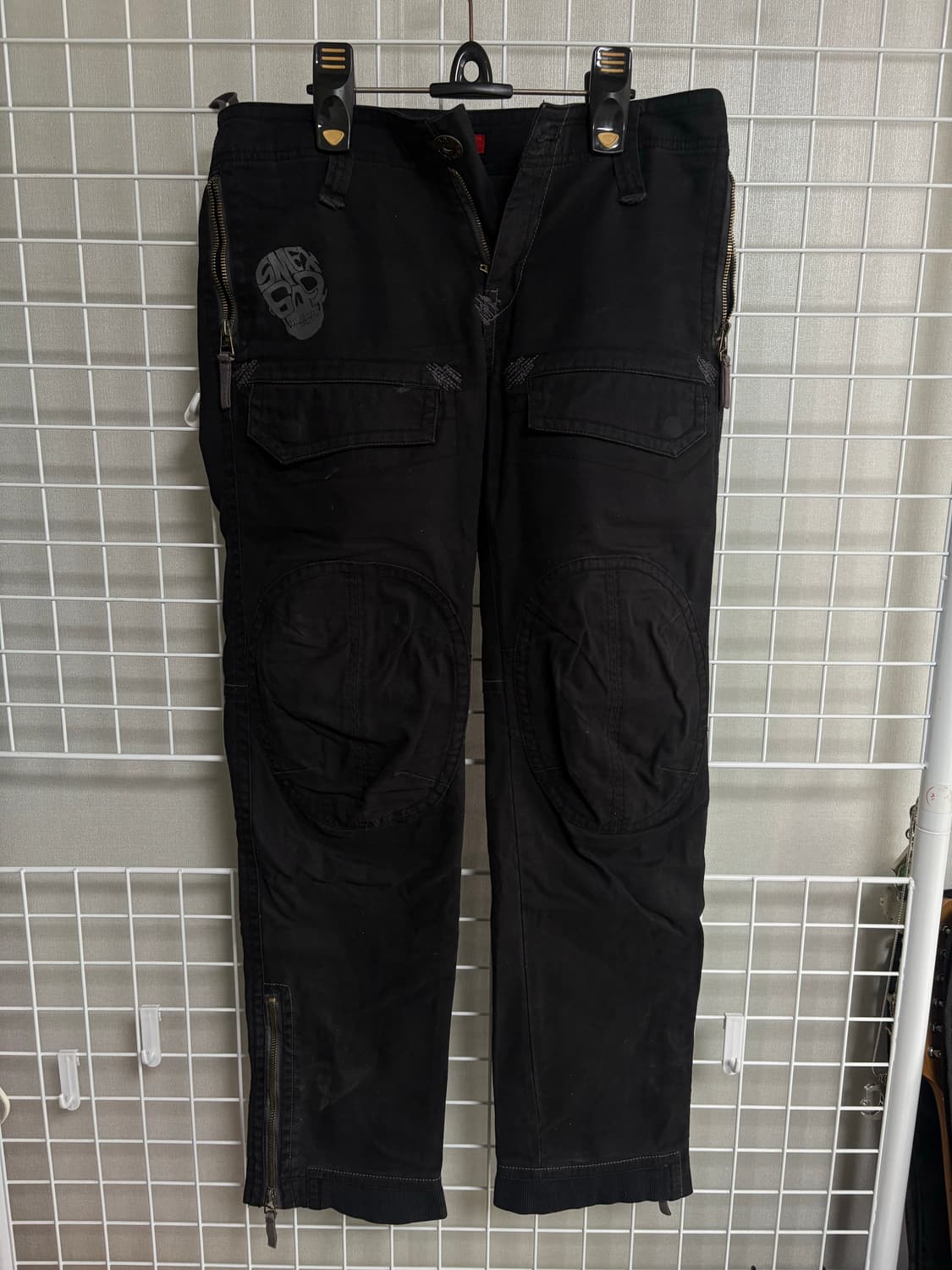 Smex69 바이커 집업 블랙 팬츠 상품이미지1