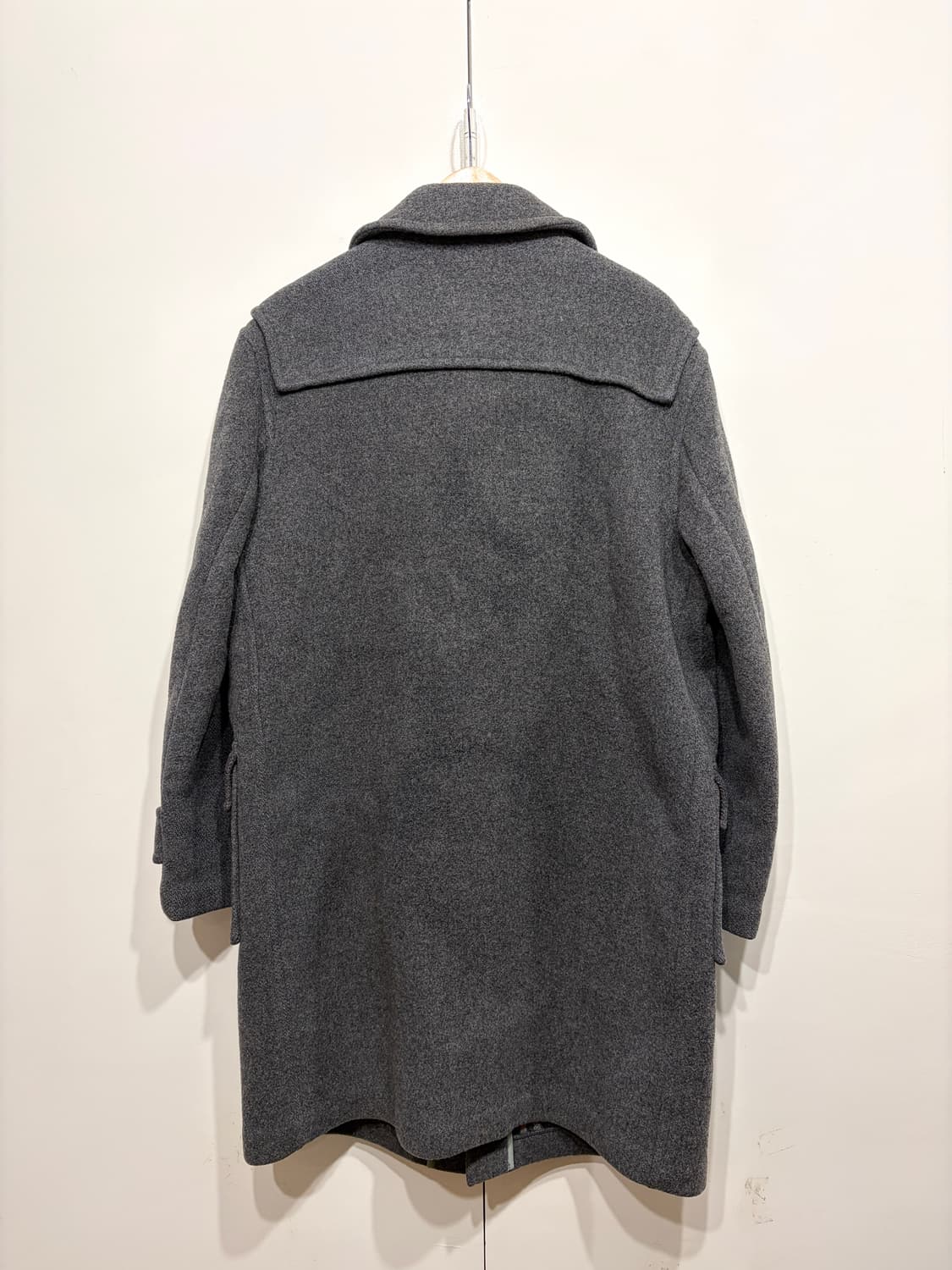 90's 버버리 울 더플 코트 상품이미지4