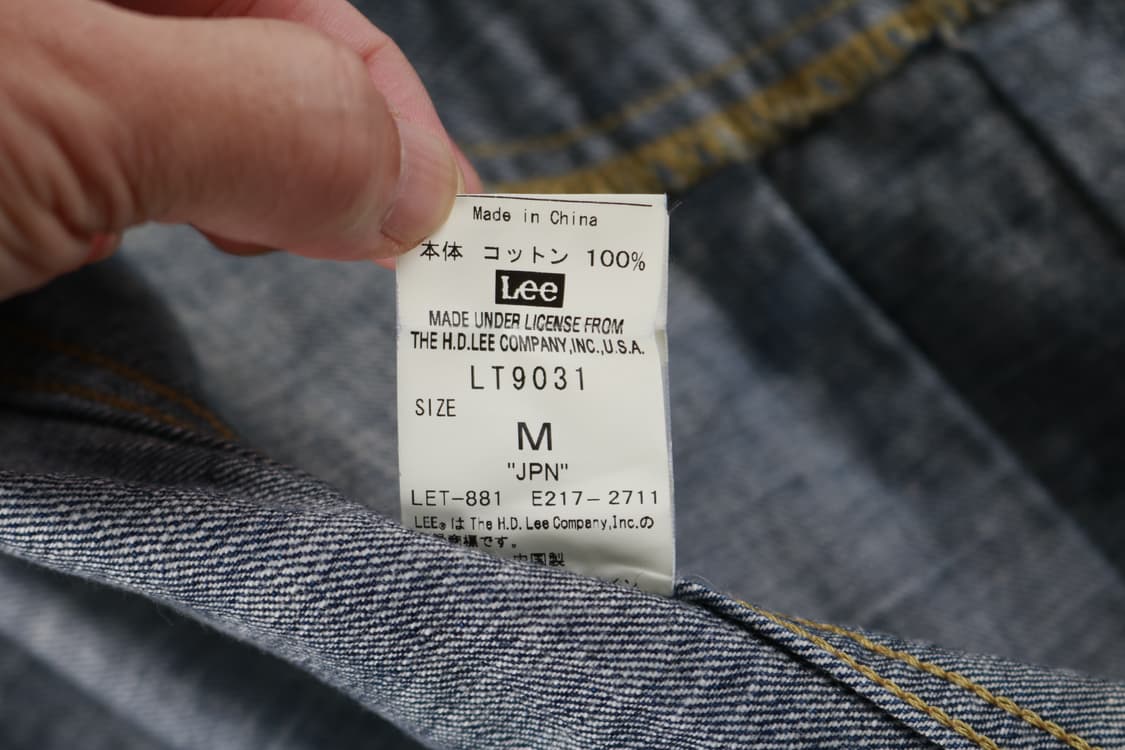 [여성 M] LEE리  컷오프 데님자켓 상품이미지5