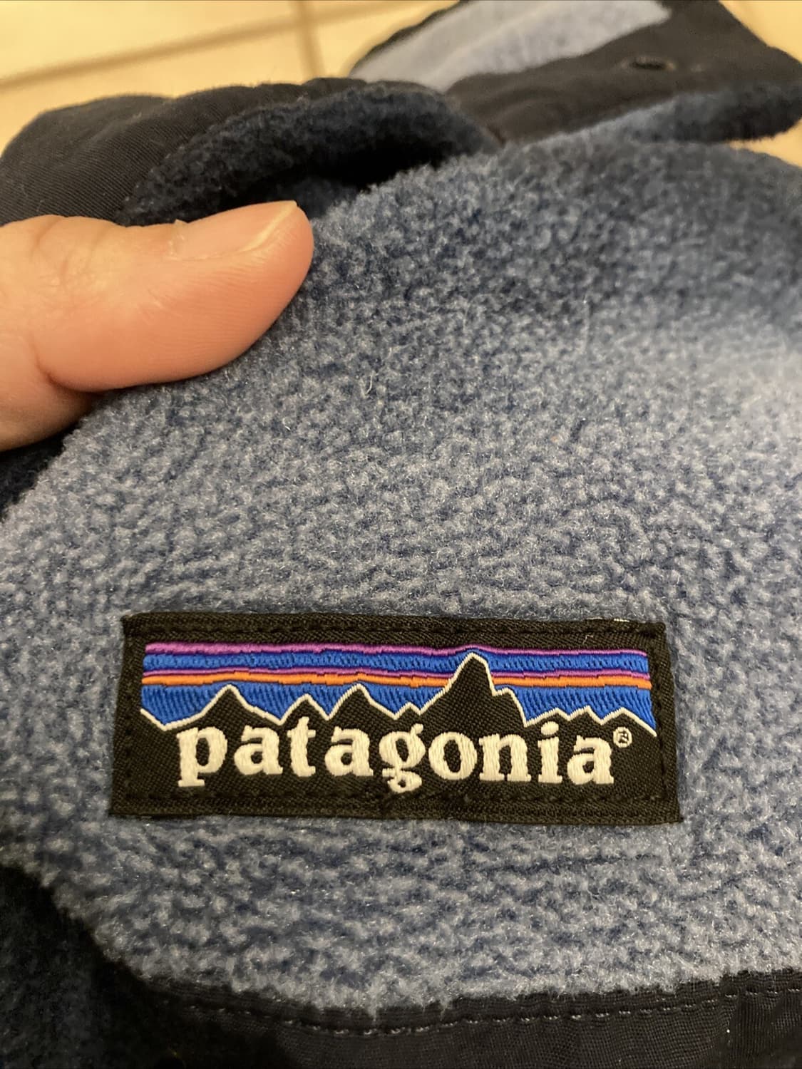 15SS 파타고니아 신칠라 스냅-T 블루/네이비 상품이미지3