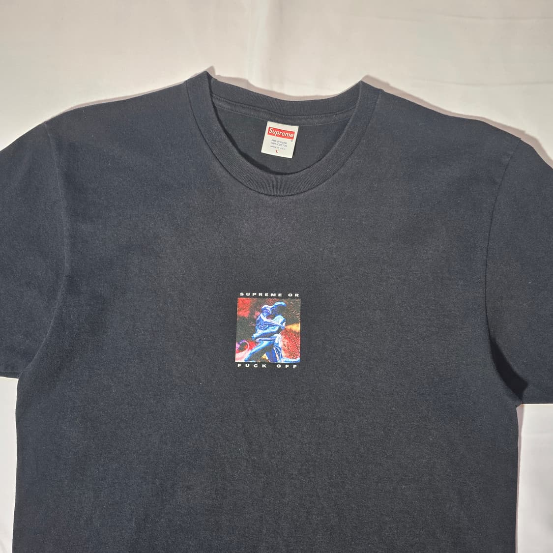 [L]슈프림 블랙 17SS 사이버 티셔츠 상품이미지4